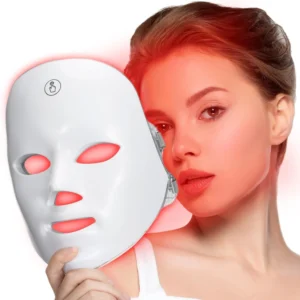 Rechargeable Facial LED Mask 7 Colors LED Photon Therapy Beauty Mask Skin Rejuvenation Home Face Lifting Whitening Beauty Device