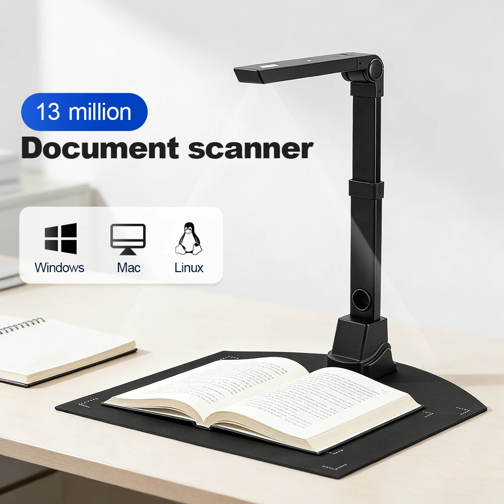 13 megapixel A3 document scanner Mac&Windows&Linux high-speed document camera OCR for nearly 200 languages - Image 2
