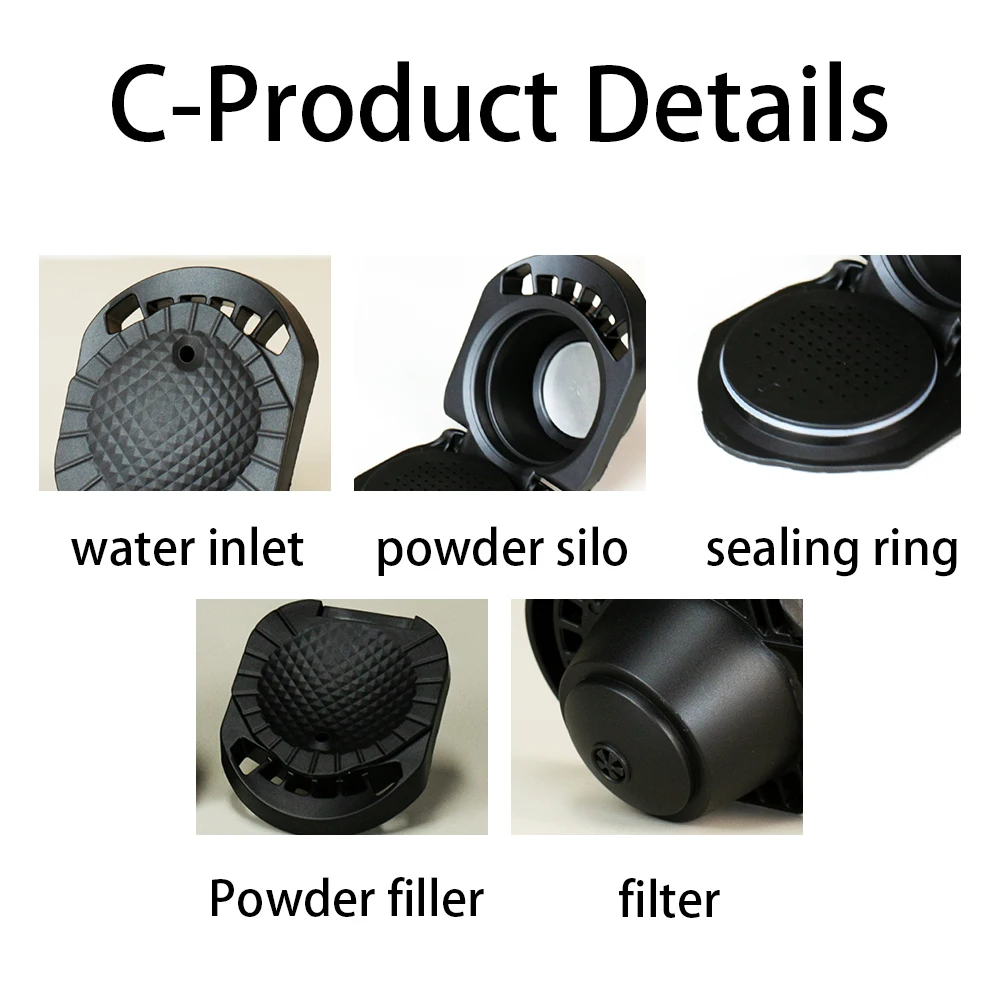 Refill Reusable Capsule Adapter for Dolce Gusto Coffee Capsule Convert Compatible with Genio S Piccolo XS Machine Coffee Accesso - Image 3