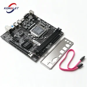KONALET H61 Motherboard LGA1155 DDR3 Support Intel i3 i5 i7 2nd 3rd Gen USB2.0 SATA2 VGA HDMI Micro ATX Desktop Mainboard
