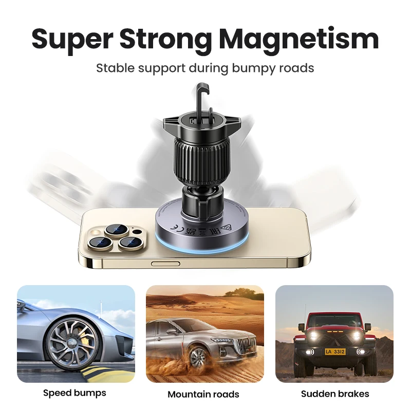 RU UGREEN Qi2 25W 15W Magnetic Car Phone Holder Wireless Charger Stand For iPhone 16 17 Pro Max Charging for Magsafe Car Charger - Image 3