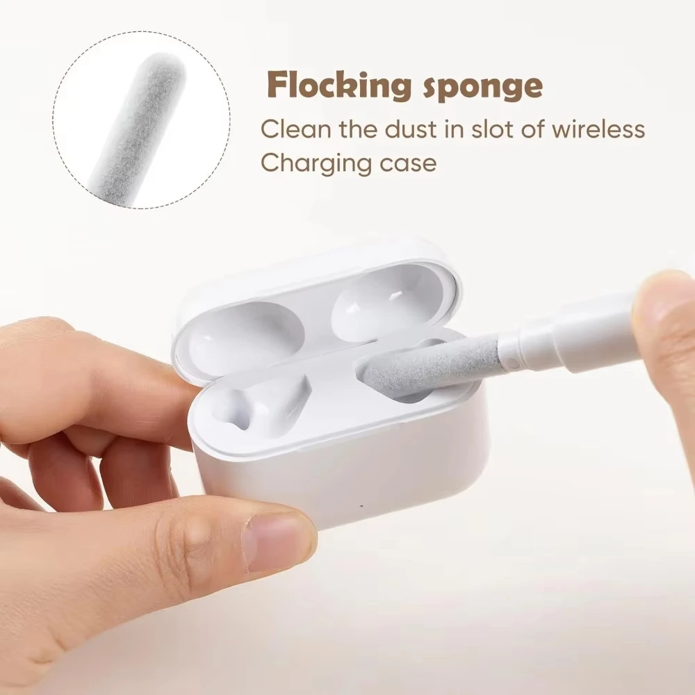 3 In1 Portable Bluetooth Earphone Earplugs Cleaning Pen For Airpods Pro 3 2 1 Practical Brush Cleaning Cleaner Sets For Galaxy - Image 5