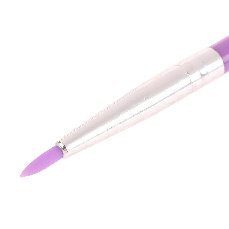 Silicone Concealer Brush Eye Makeup Assist Brush Eyeliner Brush Eye Shadow Eyebrow Details Nail Painting Tools Nail Art Brush - Image 3