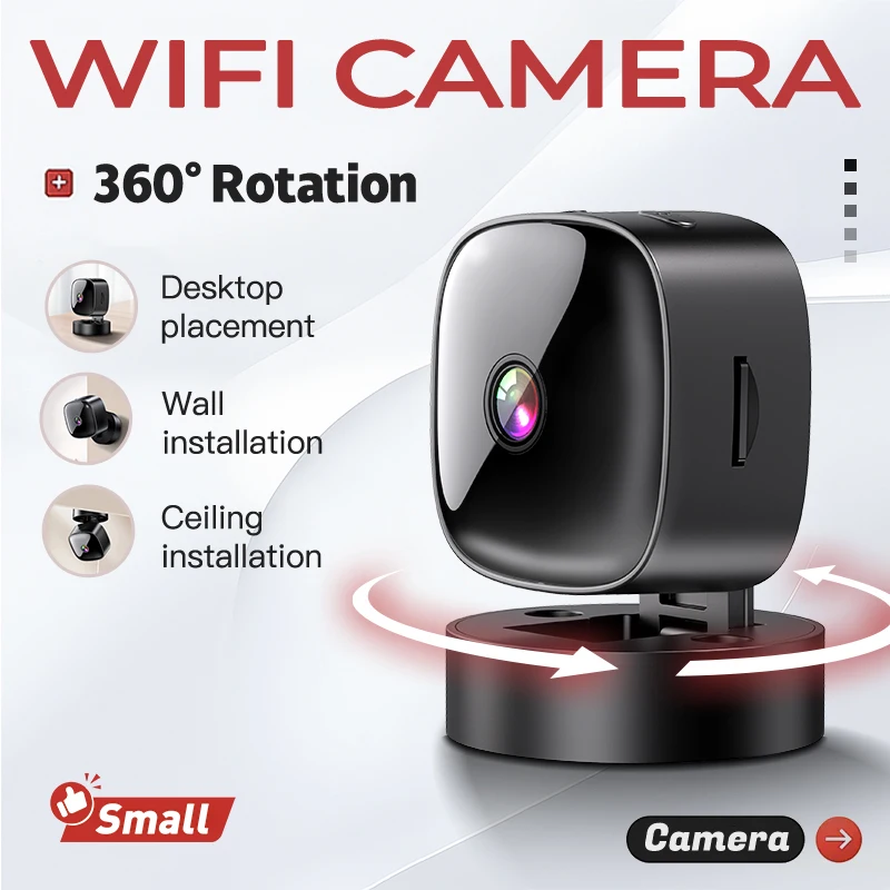 Mini Camera 4K Wireless WiFi Monitoring Security Protection Remote High-definition Night Vision Infrared Surveillance - Image 5