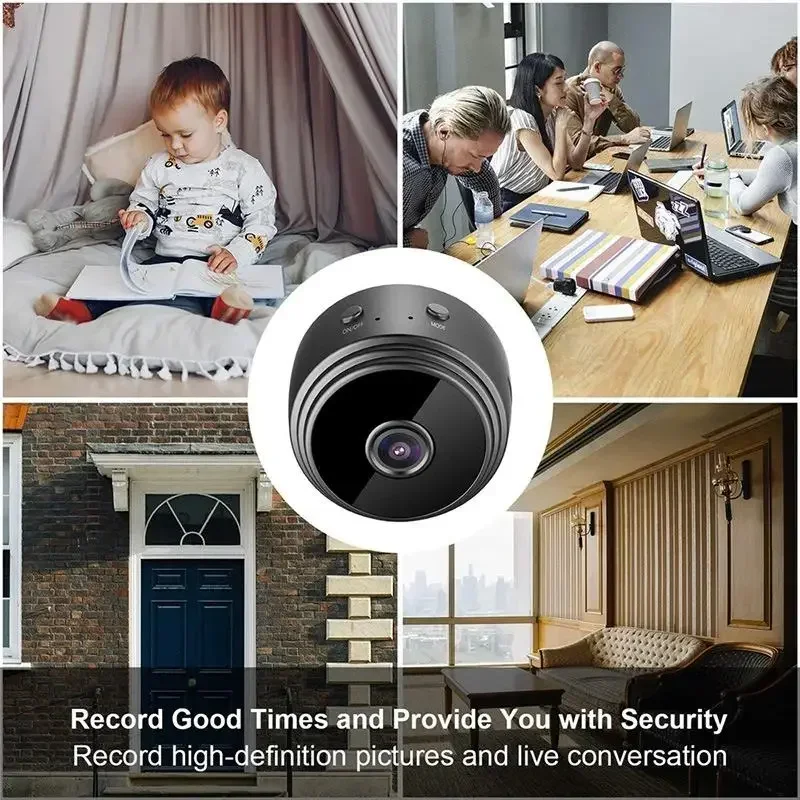 10Pcs A9 Mini Camera WiFi Wireless Security Protection Remote Monitor Camcorder Video Surveillance Smart Home Mini Cam HD Camera - Image 3