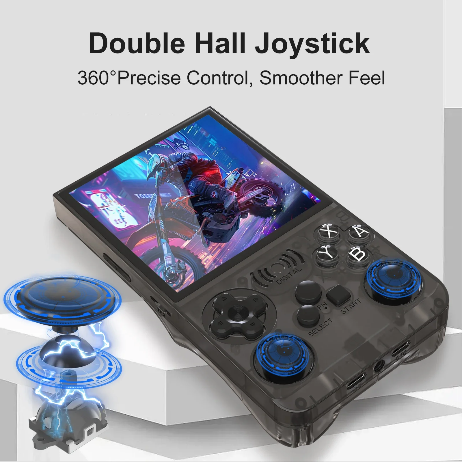 GAMINJA ANS13 Retro Handheld Video Game Console 15000+ Games Built-in Linux 4.0 Inch IPS Screen Portable Pocket Gaming Console - Image 4