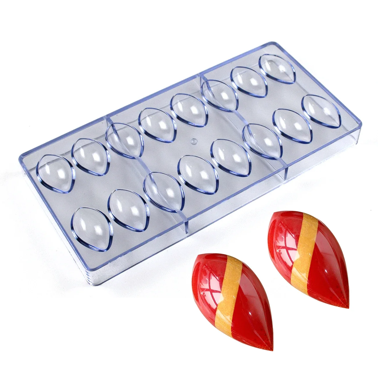 Polycarbonate Teardrop Chocolate Mold, Beginner Friendly Candy Bonbons Baking Mould - Image 2