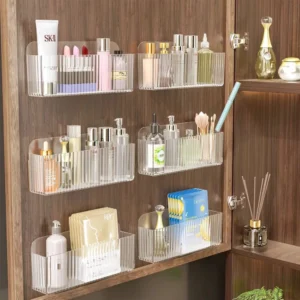 Wall Mounted Storage Box Multi-Functional Organizer for Daily Use Ideal for Storing Cosmetics Drugs Lipstick - Tightly Packaged
