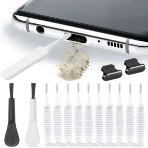 Mobile Phone Charging Port Dust Plug for iPad iPhone 15 for Shower Port Cleaner Kit Computer Keyboard Cleaner Tool Cleaner Brush