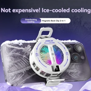 K36 Semiconductor Magnetic Phone Cooler Fast Heat Dissipator Universal for Gaming iPhone 16 15 14 13 12 Pro Max Samsung S25 iPad