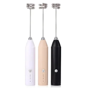 3-Speed Adjustable USB Handheld Milk Frother Electric Egg Beater Portable Coffee Machine Kitchen Food Blender Mixer