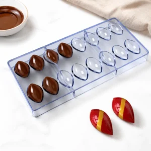 Polycarbonate Teardrop Chocolate Mold, Beginner Friendly Candy Bonbons Baking Mould