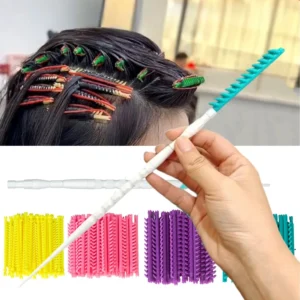 20/30pcs Hair Root Perm Rods Bars Curlers with Clips Bangs Volumizing Waves Fluffy Salon Hair Rollers Set Hair Styling Tools