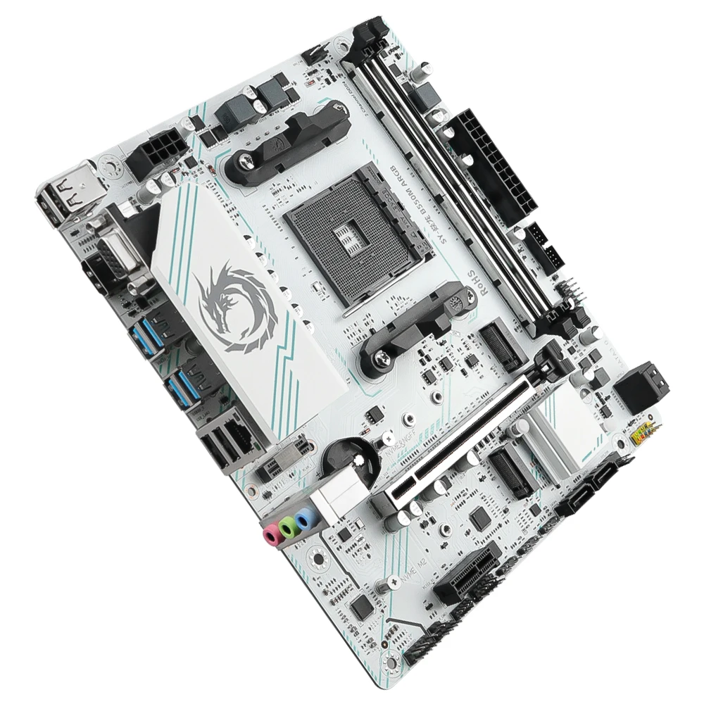 AMD B550M Gaming Motherboard AM4 SOYO Dual DDR4 Computer 64GB PCIE4.0x16 HDMI2.0 VGA 2*M.2 NVME SATA3.0 PC kit xeon USB3.0 HDMI - Image 3