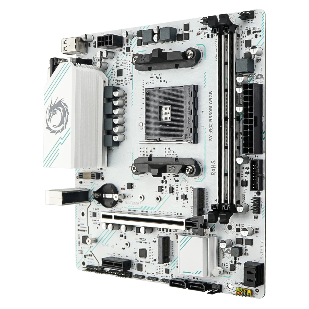 AMD B550M Gaming Motherboard AM4 SOYO Dual DDR4 Computer 64GB PCIE4.0x16 HDMI2.0 VGA 2*M.2 NVME SATA3.0 PC kit xeon USB3.0 HDMI - Image 4