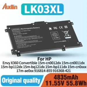 LK03XL Battery for HP Envy X360 Convertible 15m-cn0012dx 15m-cn0011dx 15m-bp112dx 15m-bq121dx 17m-ae0xx 916814-855 916368-421