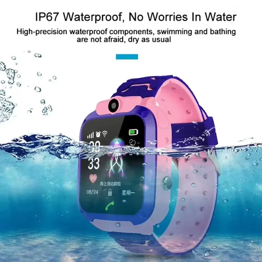 Lenovo 2026 New 5G Kids Smart Watch Sim Card Call SOS GPS Location Camera Waterproof Child Watch for Boys Girls Present Gift - Image 4