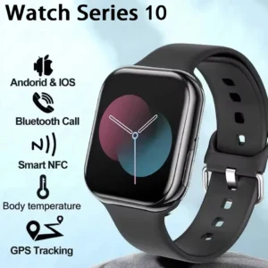 GPS Smart Watch Men For Apple Watch 10 Series Always On Display Body Temperature BT Call NFC Women DT Smartwatch For IOS Android