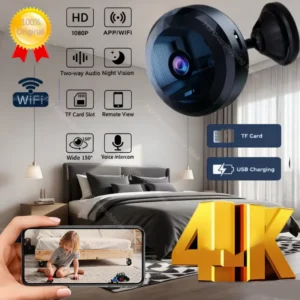 A11 Mini Wireless Security Camera 4K HD Wifi Monitoring with Rechargeable Battery Motion Detection & Night Vision 2026 New Hot