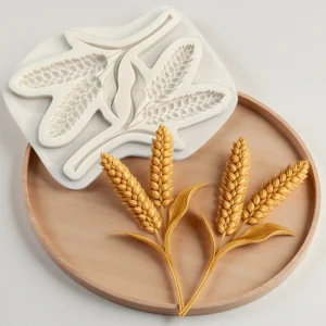 Wheat Silicone Cake Baking Mold Sugarcraft Fondant Decorating Tools Chocolate Gumpaste Cupcake Mold