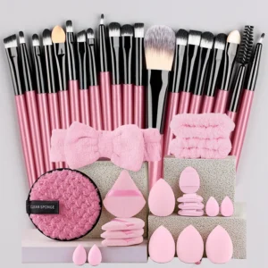 Makeup Brush Set 20Pcs Kit Soft Fluffy Eye Shadow Brushes Cosmetic Foundation Powder Highlighter Blending Beauty Tool Beginners