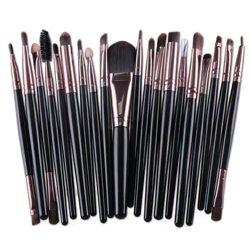 20pcs Eye Brush Complete Eyeshadow Brush Beauty Tool Neutral Logo Free Eyeliner Brush - Image 6