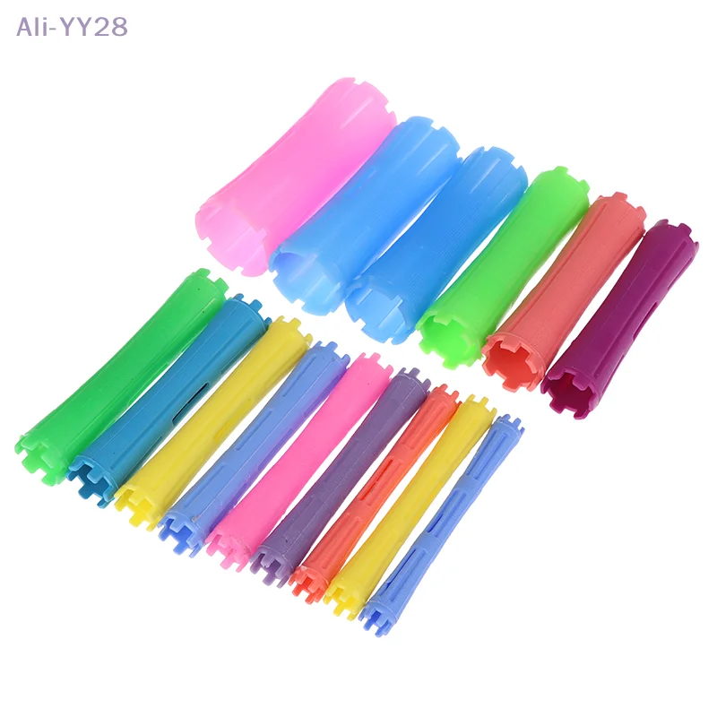 {YY28} 7/8/9/10 Pcs Heatless Hair Curler No Heat Hair Rollers Curling Rod Flexi Lazy Curls Wave Formers Hair Styling Tool - Image 4