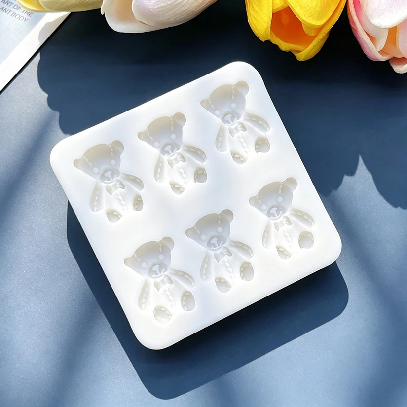 Bear Silicone Cake Baking Mold Sugarcraft Chocolate Cupcake Resin Tools Fondant Decorating Tools - Image 4