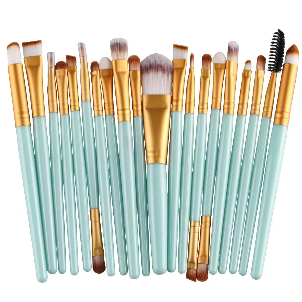 20pcs Eye Brush Complete Eyeshadow Brush Beauty Tool Neutral Logo Free Eyeliner Brush - Image 3