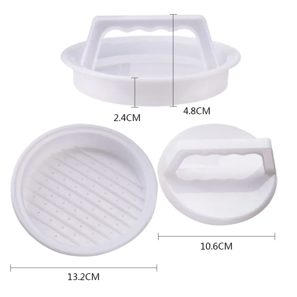 Hamburger Press Hamburg Steak Maker Stuffed Burger Press Plastic Meat Grill Party BBQ Burger Mould Hamburger Maker Kitchen Tool - Image 6