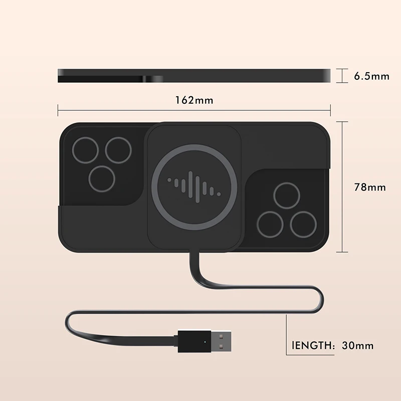 Fast Car Wireless Charger Pad for iPhone 17 16 14 13 12 Samsung Huawei AirPods Phone Non-slip Quick Car Wireless Charging Stand - Image 6