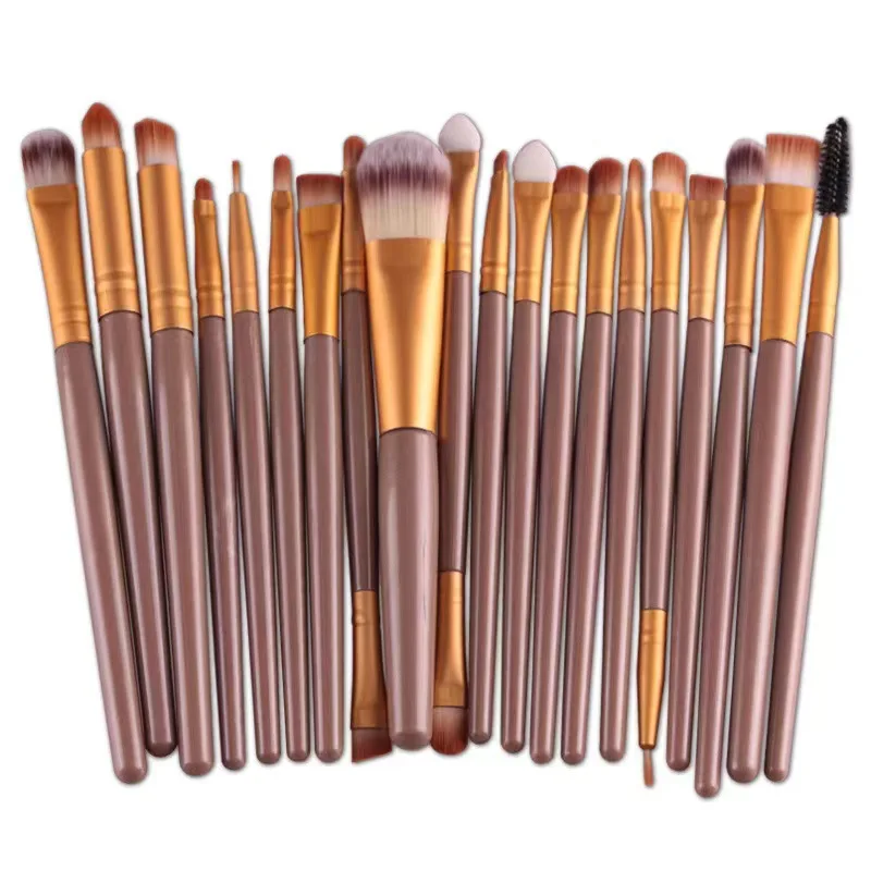 20pcs Eye Brush Complete Eyeshadow Brush Beauty Tool Neutral Logo Free Eyeliner Brush - Image 4