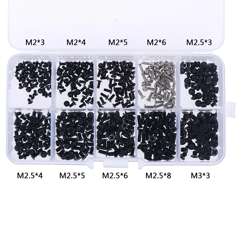 500pcs laptop computer screws set universal screw m2 m2.3 m3