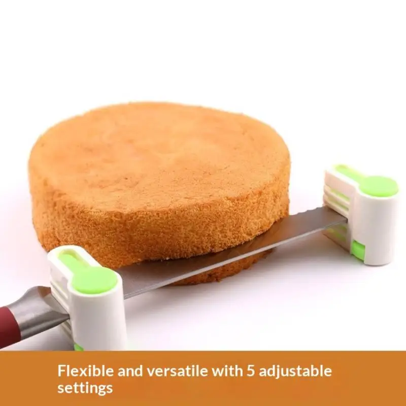 *2pcs/set 5 Layers Cake Slicer Adjustable DIY Bread Knife Splitter Cutting Leveler Toast Slicer Fixator For Kichen Bakeware Tool - Image 3