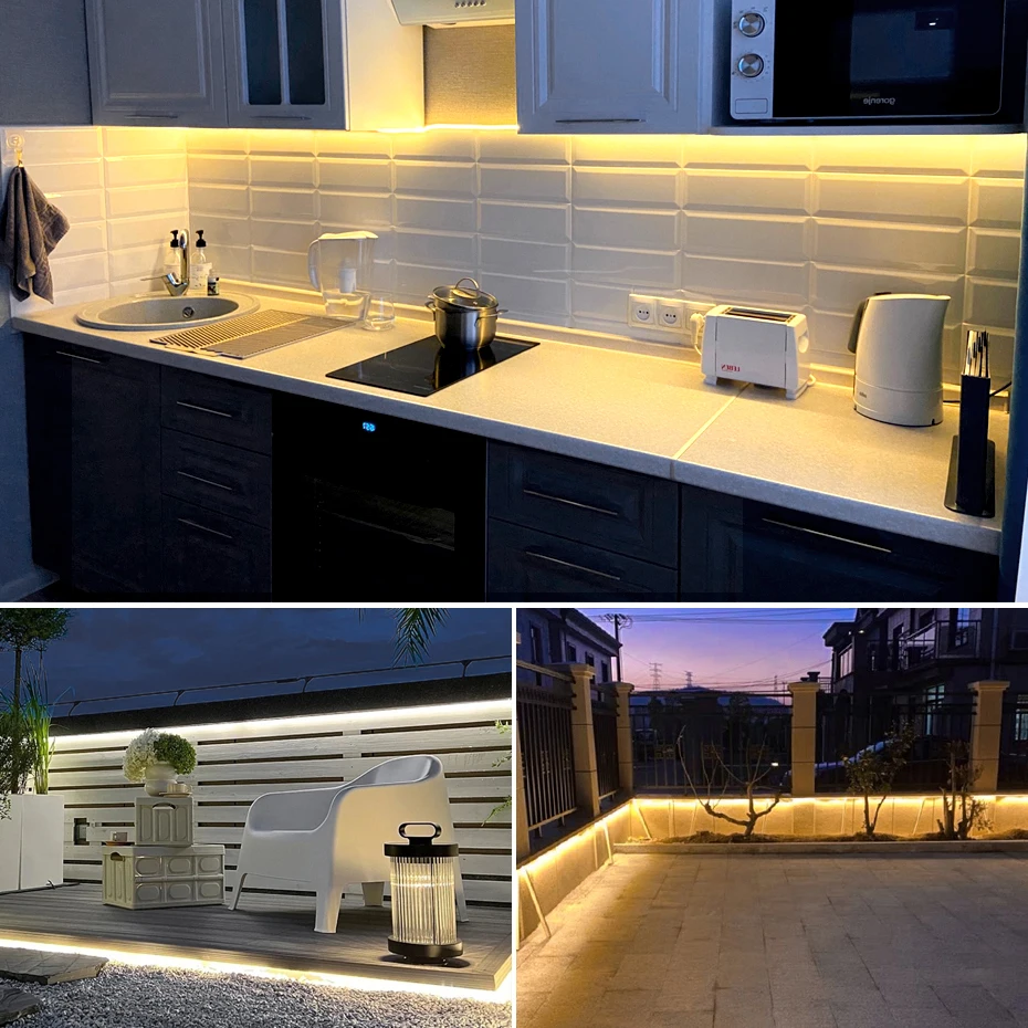 Waterproof Smart 220V COB Led Strips 20M 30M 50M WiFi Bluetooth Remote Control Flexible Led Neon Tape Light Outdoor Room Decor - Image 6