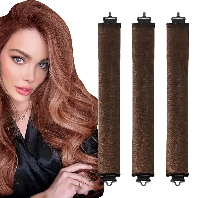 Heatless Hair Curlers Curling Rod Headband No Heat Hair Rollers Lazy Curls with Hook Sleeping Soft Flexi Rod Hair Styling Tools - Image 5