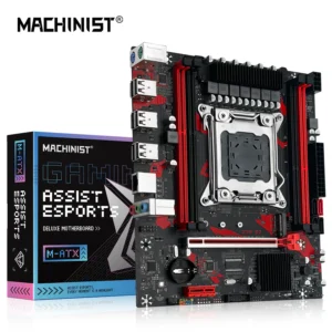 MACHINIST X79 S7 Motherboard LGA2011-3 Xeon Kit E5 2650 V2 CPU Processor DDR3 16GB 1333MHz Memory NVME/SATA M.2 M-ATX