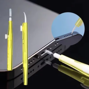 Mobile Phone Speaker Charging Port Cleaning Set Earphones Clean Kit Brush Dust Plug Retractable Double-head Port Brushes New