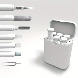 Portable Design Multi-Device Cleaning Kit for AirPods, Phones, Cameras & Computers - Includes Cable and Connector Cleaner Tools