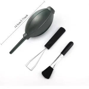 3In1 Keyboard Cleaner Kit Air Blower Duster Brush Keycap Puller Remover Tool For PC Laptop Mechanical Keyboard Camera Lens Clean