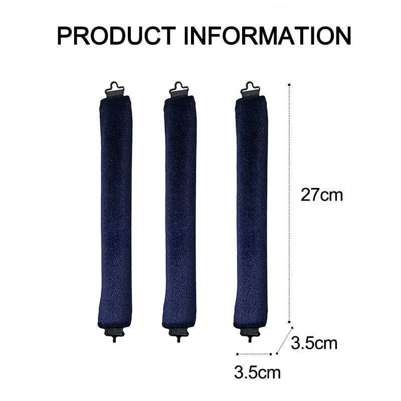 Heatless Hair Curlers Curling Rod Headband No Heat Lazy Curls with Hook Hair Rollers Sleeping Soft Flexi Rod Hair Tools ZXFAJ01 - Image 3