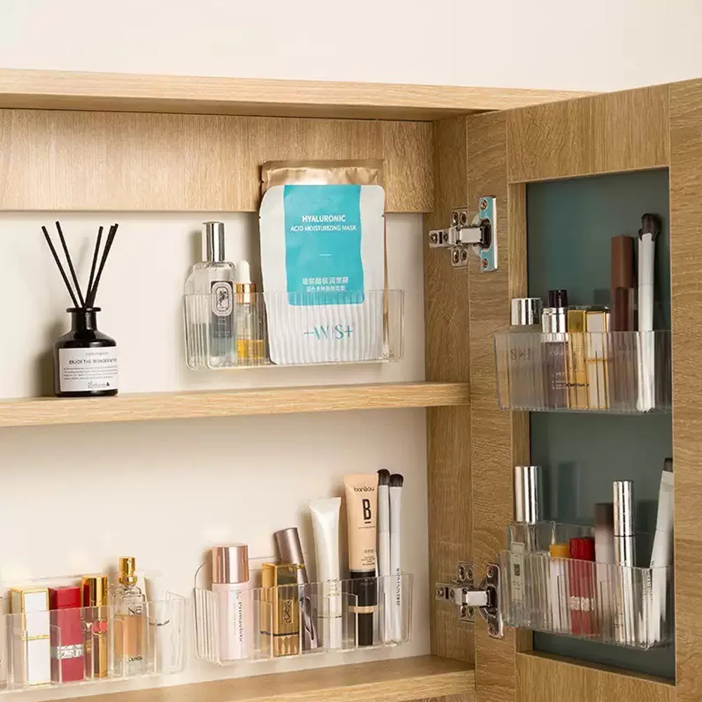 Wall Mounted Storage Box Multi-Functional Organizer for Daily Use Ideal for Storing Cosmetics Drugs Lipstick - Tightly Packaged - Image 3