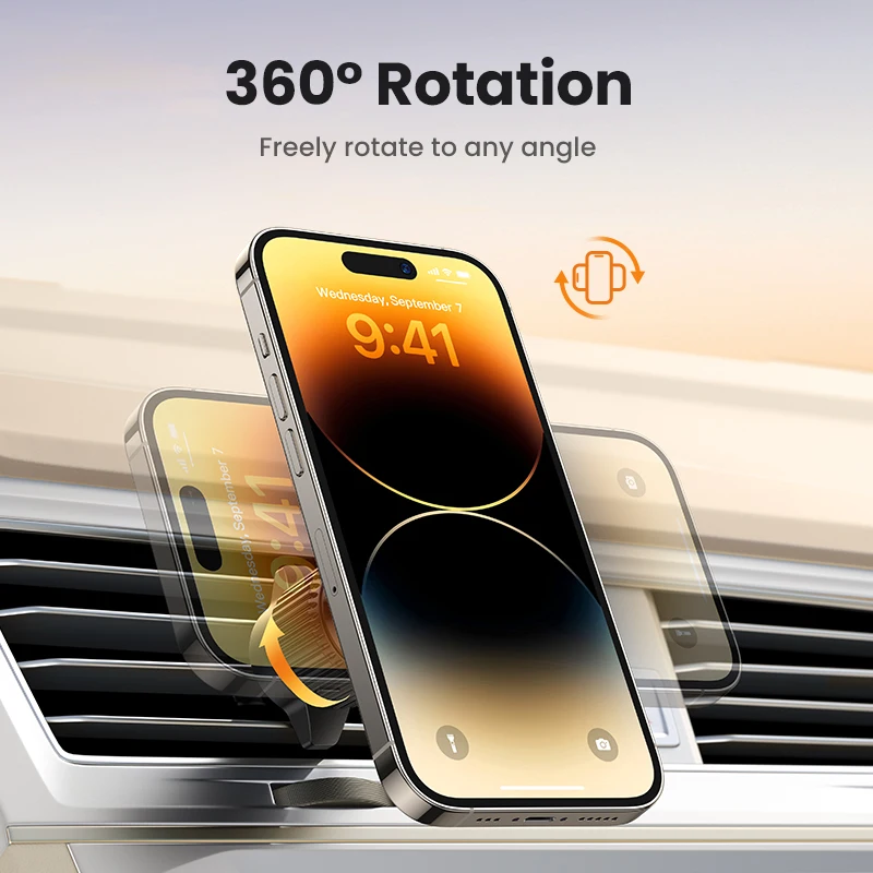 RU UGREEN Qi2 25W 15W Magnetic Car Phone Holder Wireless Charger Stand For iPhone 16 17 Pro Max Charging for Magsafe Car Charger - Image 5