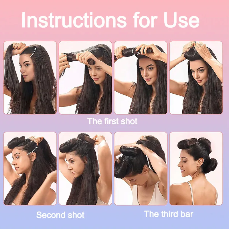 Heatless Hair Curlers Curling Rod Headband No Heat Lazy Curls with Hook Hair Rollers Sleeping Soft Flexi Rod Hair Tools ZXFAJ01 - Image 6