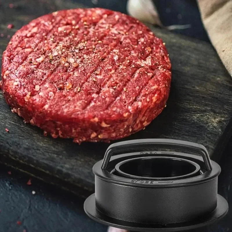 Hamburger Maker Press With 100 Patty Papers Round Non-Stick Meat Beef Grill Burger Press Patty Mold - Image 6