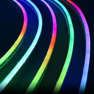 DIY DC12/24V Dream Color LED Neon Strip WS2811 5050 RGBIC P67 Waterproof Addressable Smart IC Flexible Light Tape for Room Decor