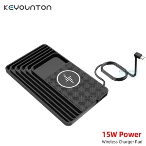 Wireless Car Charger Charging Pad 15w Non Slip Fast Charger For Samsung Car Wireless Charger For Android For iPhone 15 14 13 12