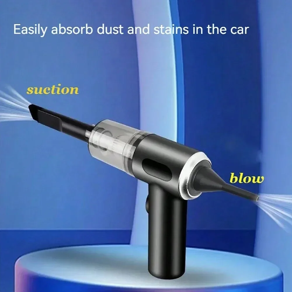 1PC Wireless Vacuum Cleaner 120W High Power Black Dual Use for Home And Car Powerful Portable Handheld Vacuum - Image 6