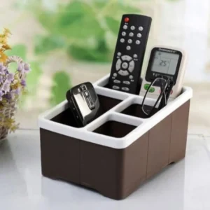 1PC Multifunctional Plastic Multi-Cell Desktop Storage Box Living Room Remote Control Cosmetics Storage Box Office Finishing Box
