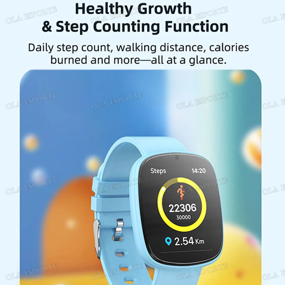 2026 Kids Games Smartwatch 1.83''HD Screen Camera 22 Interesting Games Sleep Monitor Alarm Clock Calculator Children Watch MA27 - Image 5